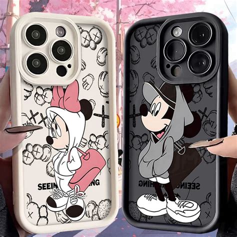 Disney Mickey Minnie Mouse Case For IPhone 14 15 Pro Max 13 12 11 X XS