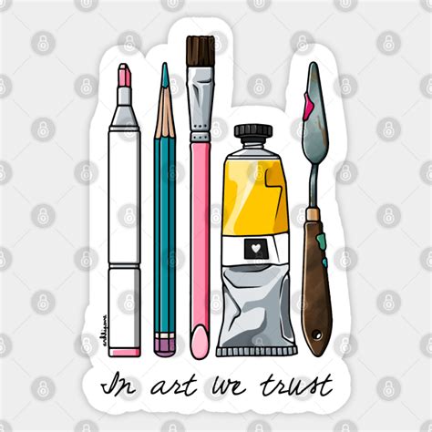 Art Artist Sticker Teepublic