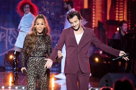 Photo Exclusif Amel Bent Et Amir Haddad Enregistrement De L