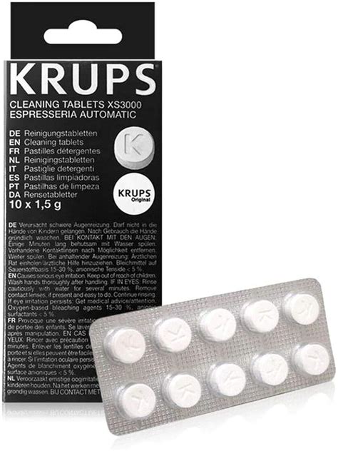 Krups Pastillas De Limpieza Xs Incluye Tabletas Yaxa Store