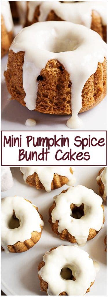 Celebrate Fall With Our Mini Pumpkin Spice Bundt Cakes Sized To Share