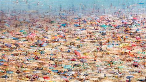 Composite Photo Of The Beach In Lignano Sabbiadoro Italy Rudi