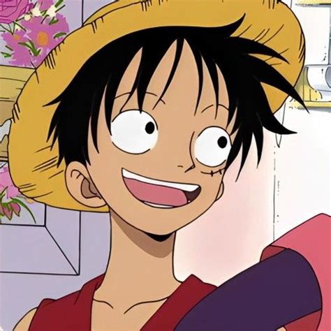 An Anime Character Wearing A Straw Hat With Flowers In The Background