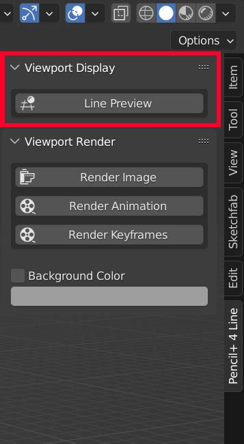 Viewport Display And Rendering Pencil 4 Line For Blender