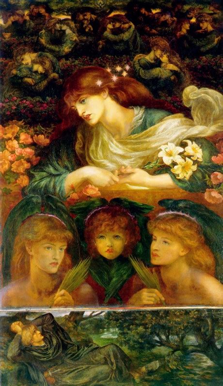 The Blessed Damozel Dante Gabriel Rossetti als Kunstdruck oder Gemälde