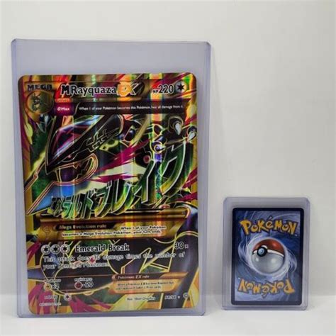 Pokémon Mega Rayquaza EX 98 98 XY Ancient Origins Shiny Full Art