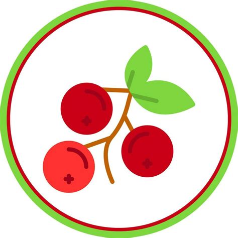 Cranberry Vector Icon Design Vector Art At Vecteezy