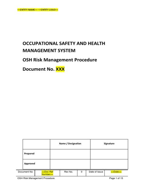 OCCUPATIONAL SAFETY AND HEALTH | PDF