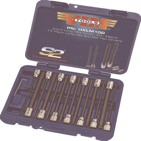 VIM Tools Hex Driver Set 14 Piece VIMHXLM100 The Home Depot