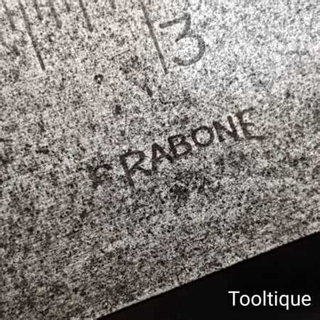 Vintage Rabone No Calibrated Steel Try Square Good Condition