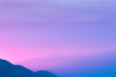 landscape, purple, blue, nature, mountains, sky, HD Wallpaper | Rare ...