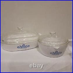 Corning Ware Blue Cornflower 12 Piece Set-Vintage - Vintage Corning Ware