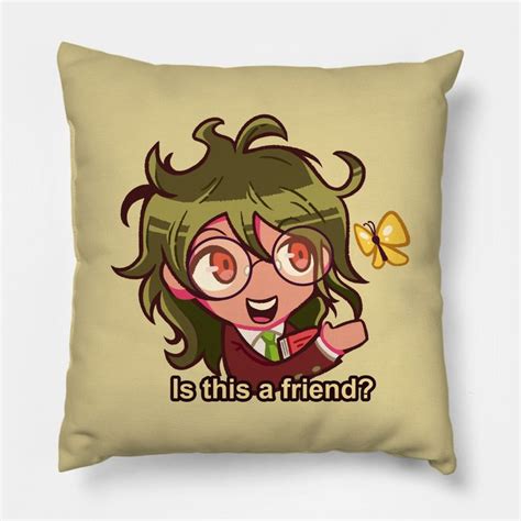 Gonta Gokuhara Is This A Friend By Okicoma Pillows Throw Pillows