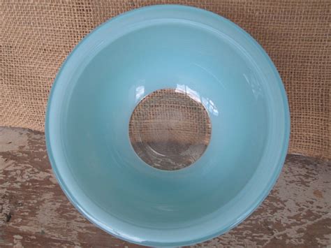 322 Pyrex Light Blue Clear Bottom Bowl Corning Usa Glass Etsy