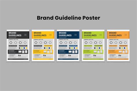 Brand Guidelines Poster Design Template Graphic By Thedesignsource088