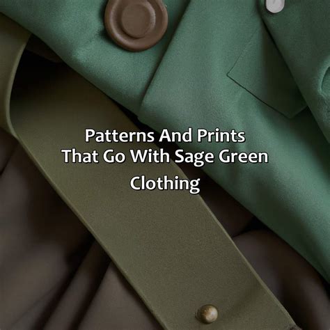 What Colors Go With Sage Green Clothing