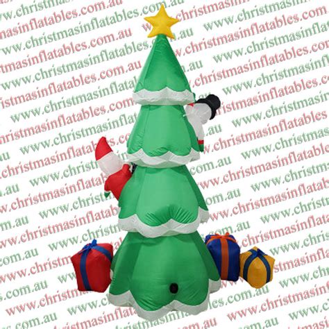 M Christmas Tree With Gifts Santa Claus Snowman Airfigs Inflatables