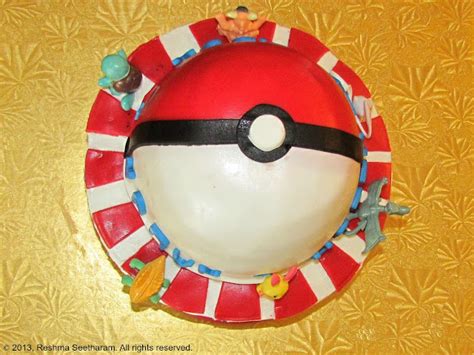 Pokemon ball cake