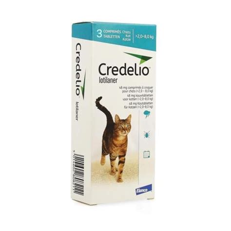 Antiparazitar Extern Pentru Pisici Credelio Cat Mg Kg Tab