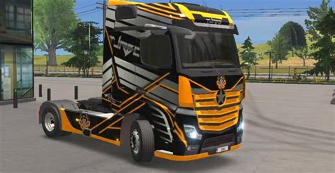 Mercedes Actros Skin Turbo Gold Skins Truck Simulator Ultimate