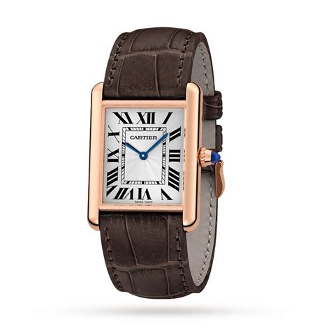 Cartier Tank Louis Cartier Watch Large Model Manufacture Mechanical