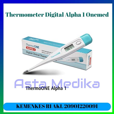 Jual Thermometer Digital Alpha 1 ThermoONE Onemed Alpha One Onemed