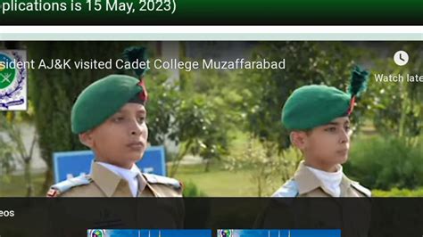 Cadet College Muzaffarabad Jobs 2023 Latest Government Jobs 2023