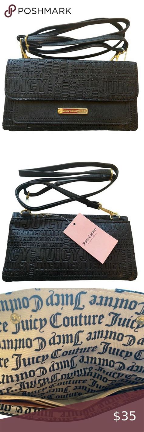 Juicy Couture Crossbody Bag Black Logo Wars Nwt Black Cross Body Bag