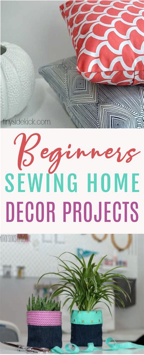 Beginner Sewing Home Decor Projects - A Little Craft In Your Day | Sewing for beginners, Sewing ...