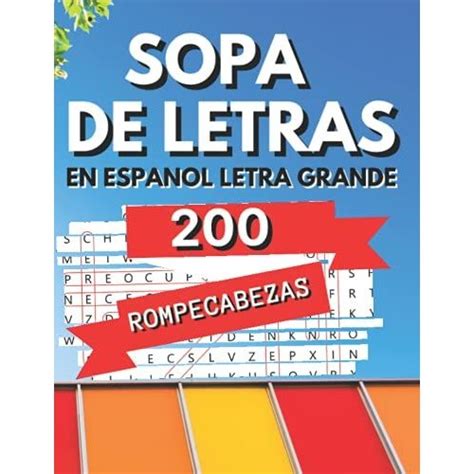 Sopa De Letras En Espanol Letra Grande Sopa De Letras En Espanol Letra Grande Para Adultos