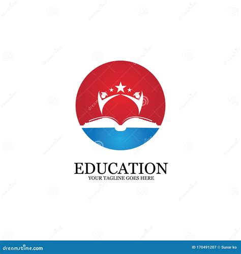 Education Logo Template Vector Stock Vector Illustration Of Logo