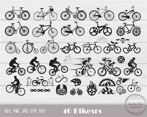 Bike Svg Bike Cut File Bike Clipart Biker Svg Mountain Bike Svg