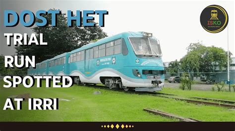 RARE DOST Hybrid Electric Train Trial Run Spotted At IRRI Flagstop