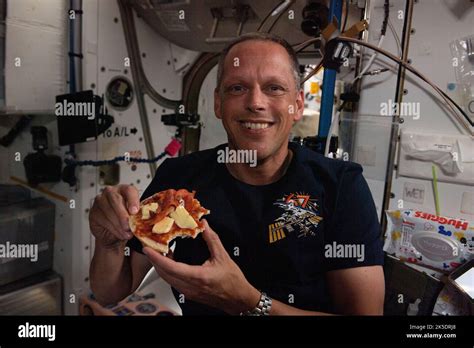 Nasa Astronaut And Expedition Flight Engineer Bob Hines Enjoys A