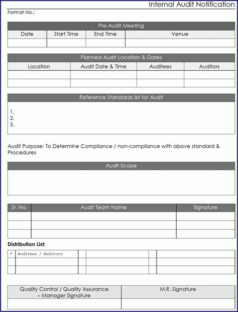 Internal Audit Schedule Template Iso 9001 Template 2 Resume Examples L71xbnyz3m