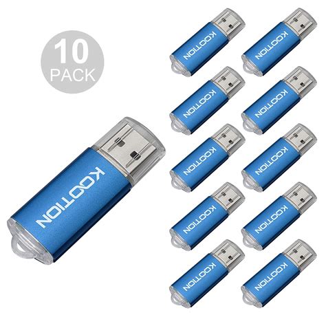 KOOTION 10Pack 16GB USB Flash Drive Memory Stick Fold Storage Thumb Pen