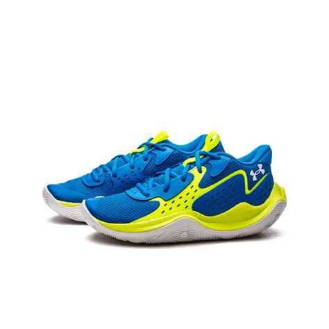 Zapatillas Under Armour Jet 23 Niño Photon Blue High Vis Yellow