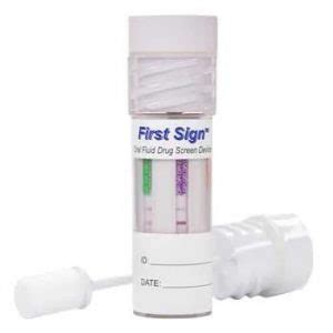 First Sign Saliva Drug Testing Kit Australia Drug Testing