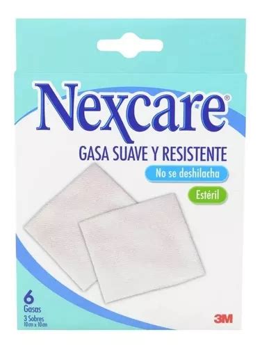 Nexcare Gasa Estéril Suave Y Resistente 10 X10 Cm Cuotas Sin Interés