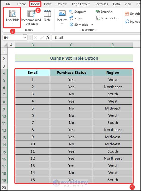 How to Make a Contingency Table in Excel (2 Easy Ways)