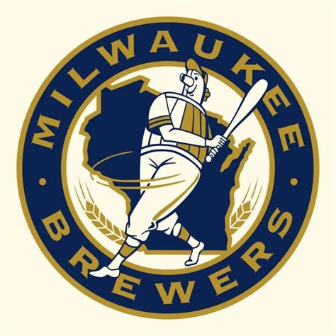 Milwaukee Brewers Old Logo | Milwaukee brewers, Brewers baseball, Old logo