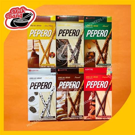 Lotte Pepero Chocolate Stick Almond Choco White Cookie Lazada Ph