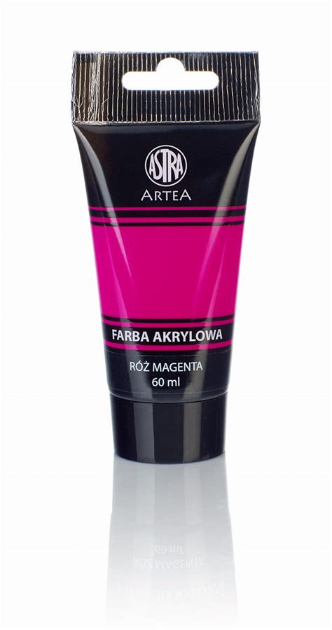 Farba akrylowa Astra Artea tuba 60ml róż magenta Astra Sklep