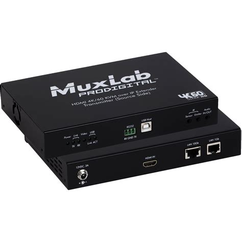 Muxlab Hdmi K Kvm Over Ip Extender Transmitter Tx Kvm