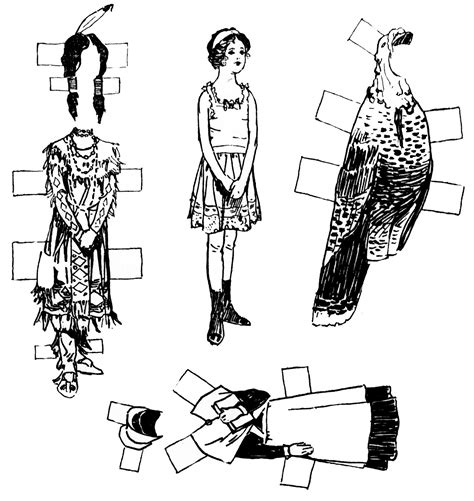 Paper Doll Template Free Printable - Template