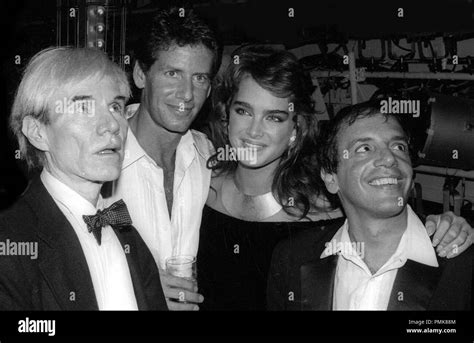 Andy Warhol Calvin Klein Brooke Shields Und Steve Rubell In Studio 54