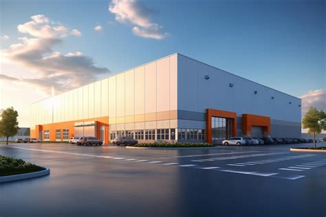 Premium Photo Modern Logistics Warehouse Building Structure