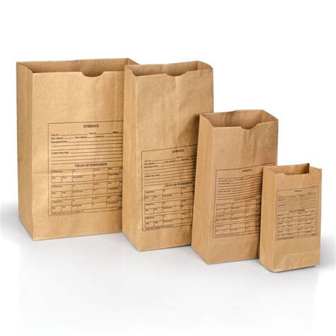 Printed Paper Evidence Bags Forensics Source