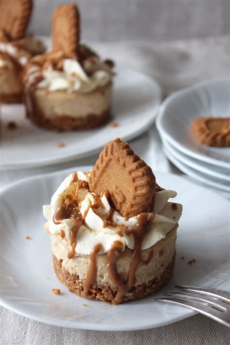 No Bake Mini Lotus Biscoff Cheesecake Love Eat Sleep Food