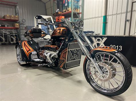 Hot Rod Trike Motor Orange V Choppers